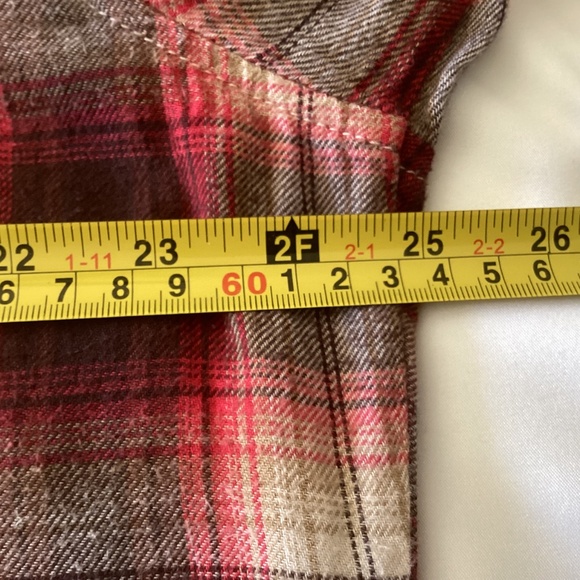 Men’s PAPER DENIM & CLOTH RED COTTON FLANNEL PATTERN SHIRT SIZE XL - Picture 6 of 10